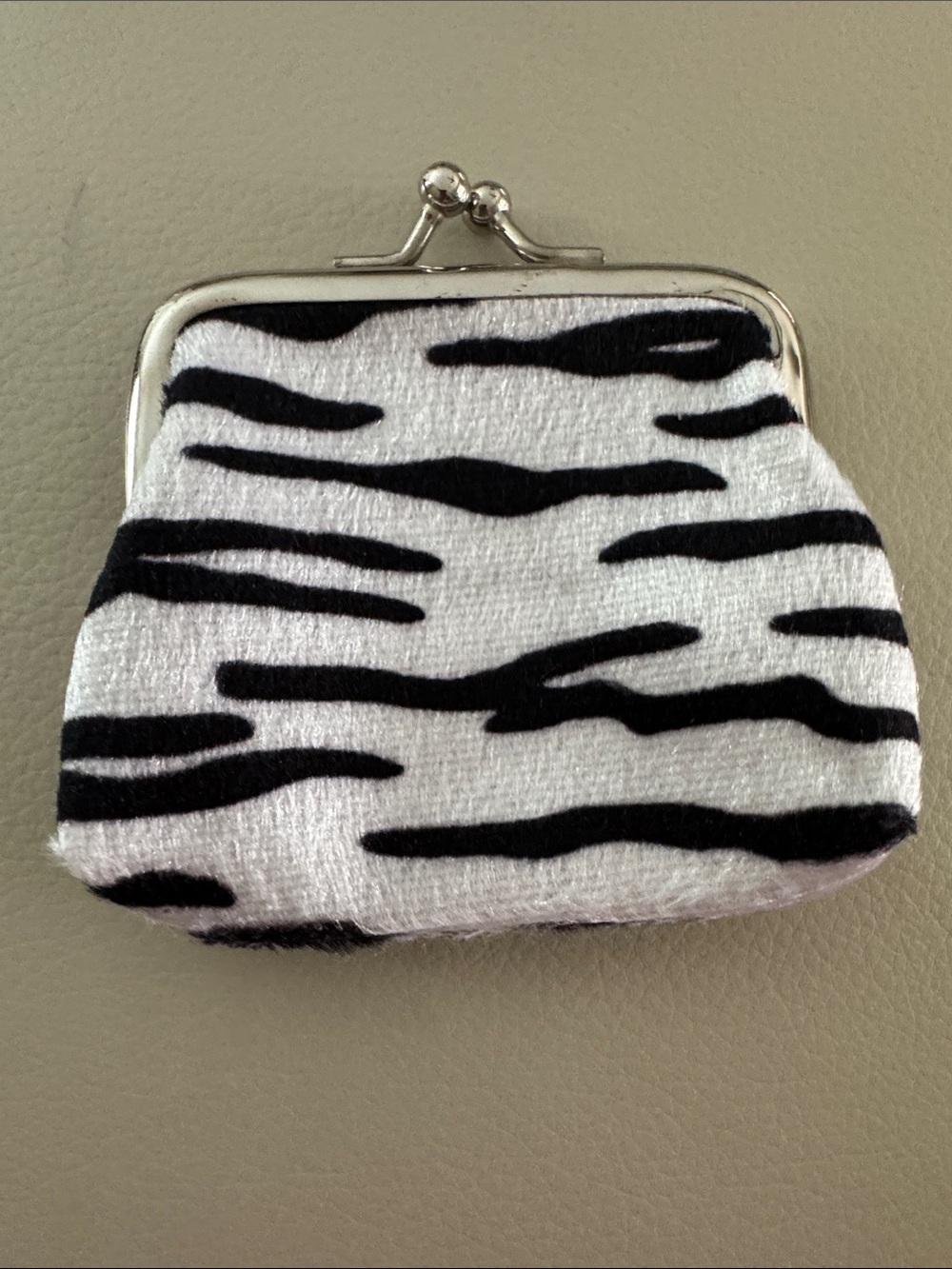 3/$5 Animal Print Kiss Lock Coin Purse